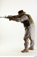  Photos Luis Donovan Army Taliban Gunner Poses aiming gun standing whole body 0002.jpg